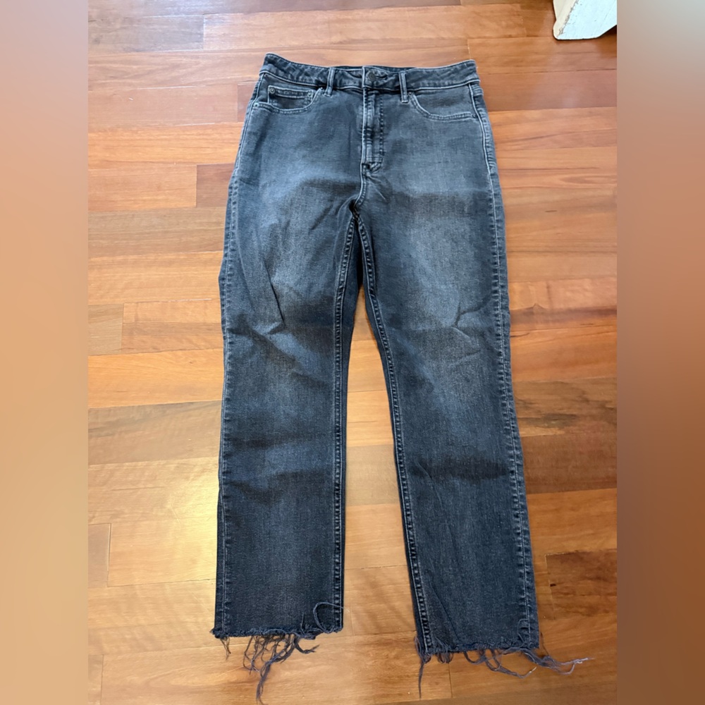 GAP Straight-Leg Black Jeans